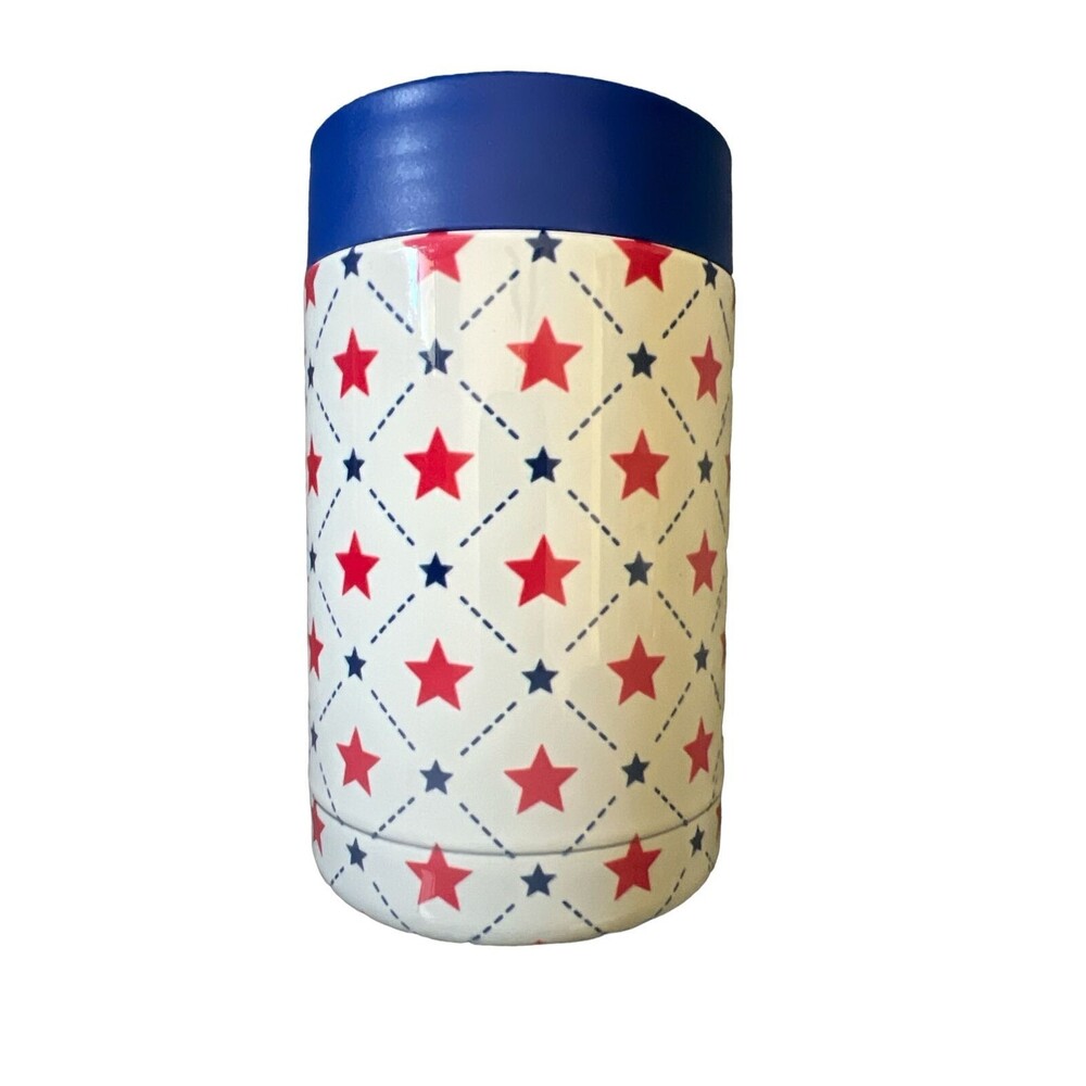 Bottle and Can Double-Wall Insulator Drink Holder - Multi-Color Stars